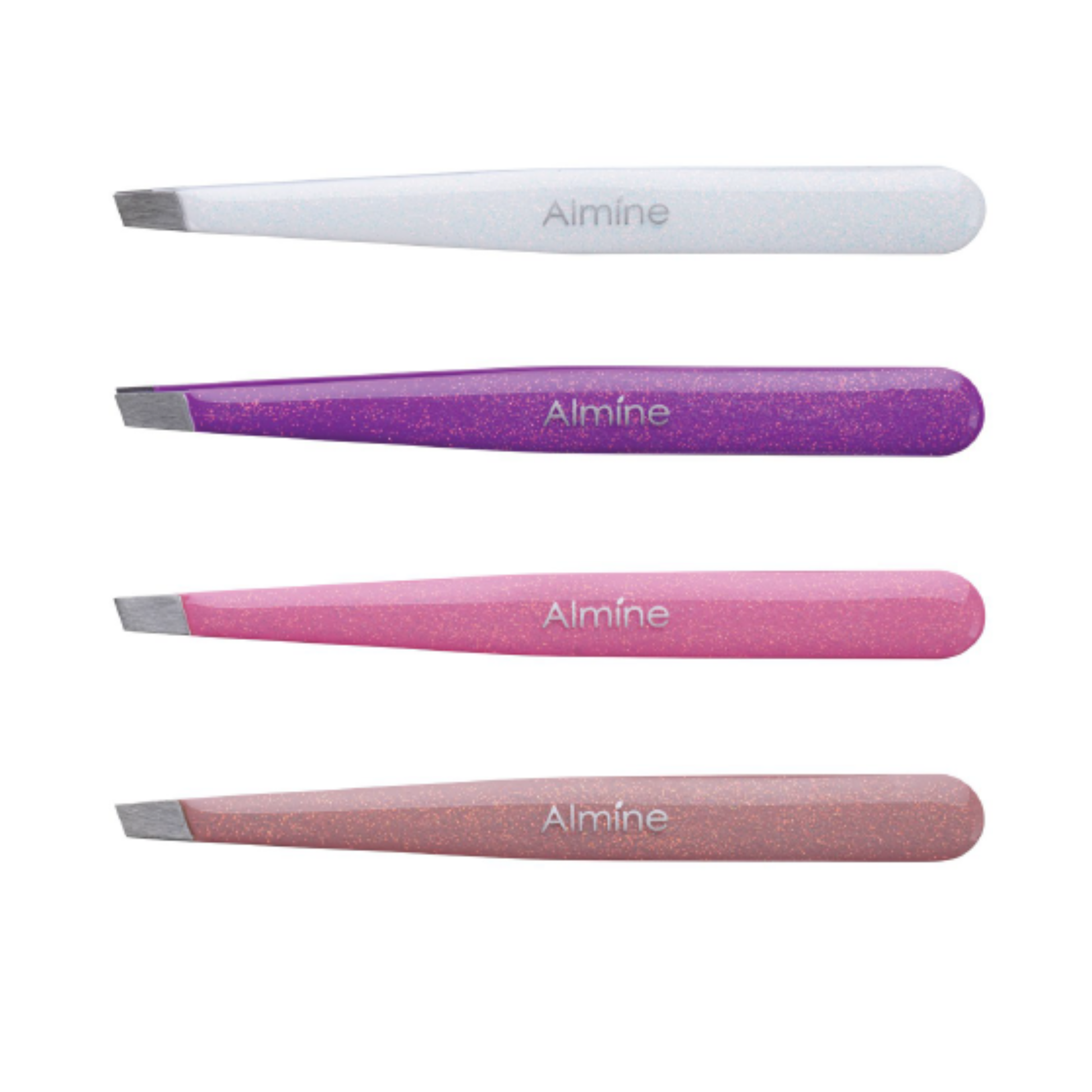 Almine Glitter Slant Tip Tweezers 24ct Display Set Annie International, Inc.