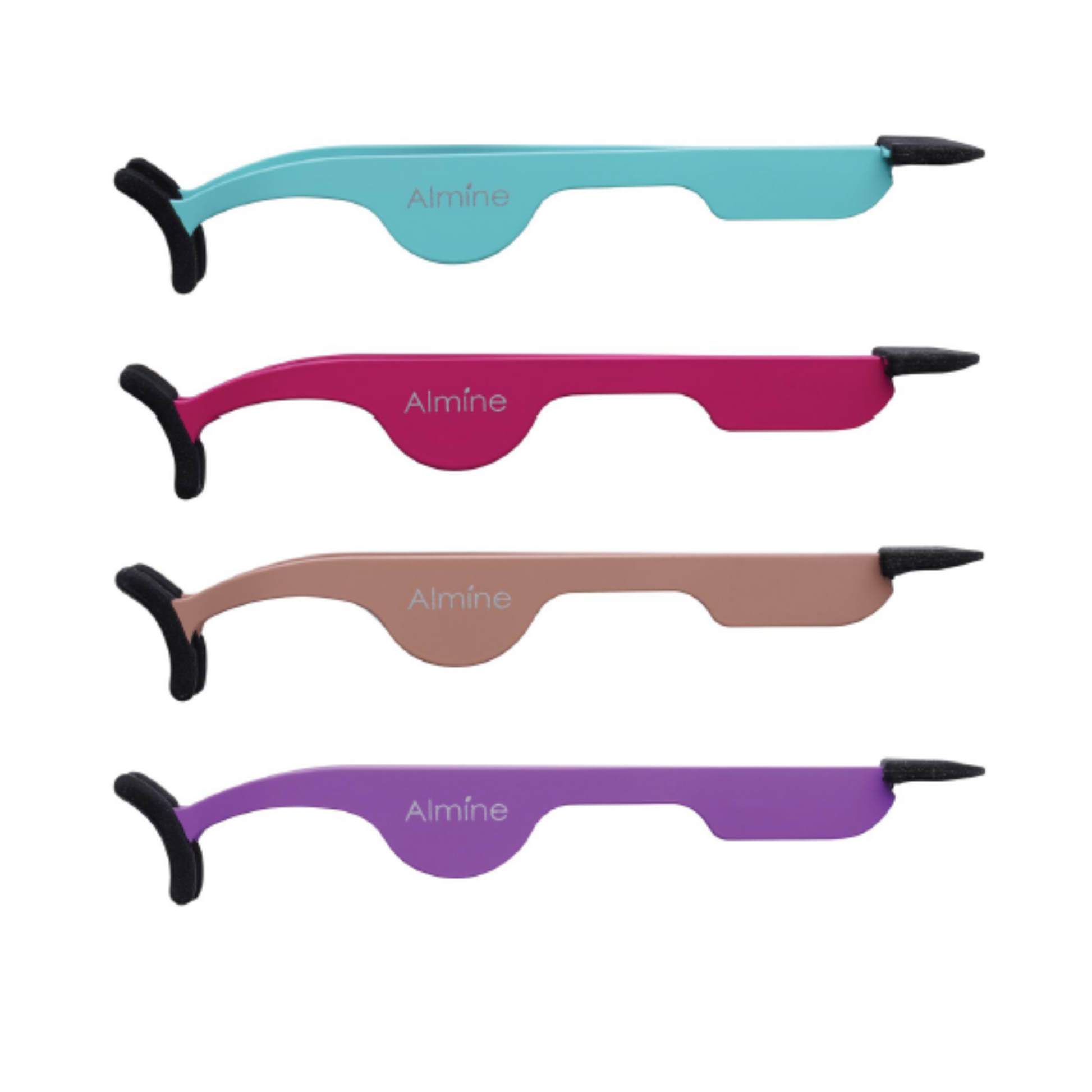 Almine Easy Grip Rubber Tip Lash Applicator Tweezer 24ct Display Set Annie International, Inc.
