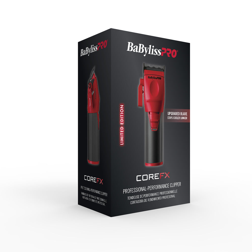 BABYLISSPRO COREFX CLIPPER - RED (#FX86RD) N.O.S. Barber Supply