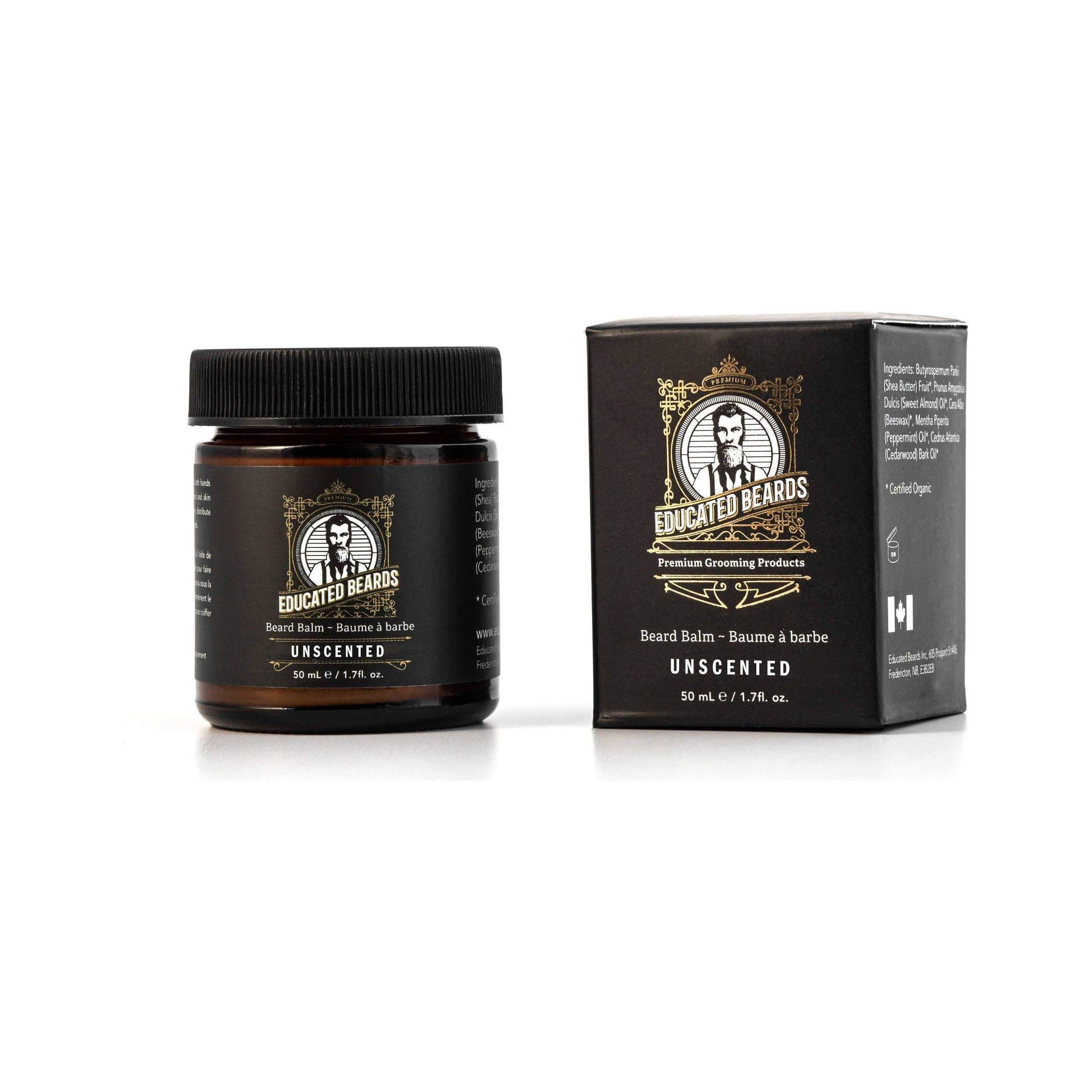 Educated Beards Unscented Beard Balm 50ml Pasteur Pharmacy
