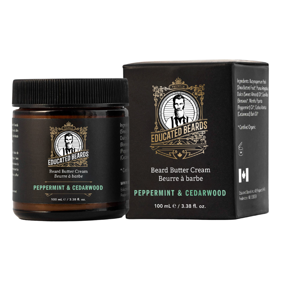 Educated Beards Peppermint & Cedarwood Beard Butter Cream 100ml Pasteur Pharmacy