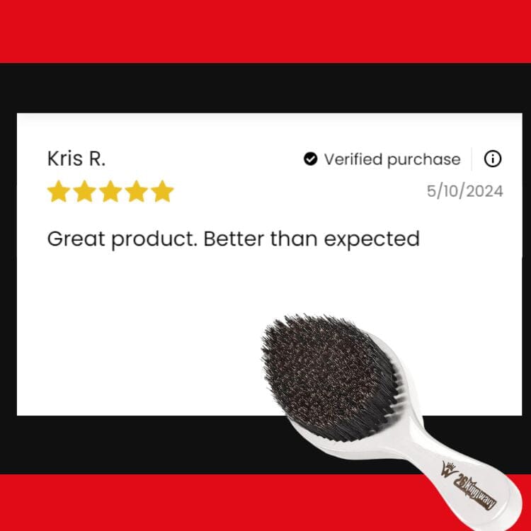 360 Wave Long Handle Curved Brush 26 King Wavy Merch, LLC
