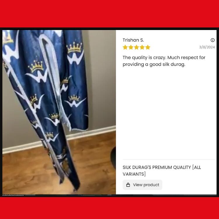 Silk Durag for 360 Waves & Overnight Compression [All Variants] 26 King Wavy Merch, LLC