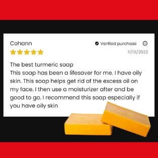 Turmeric Face Bar for Dark Spots & Uneven Skin 26 King Wavy Merch, LLC