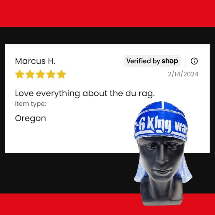 Silk Durag for 360 Waves & Overnight Compression [All Variants] 26 King Wavy Merch, LLC