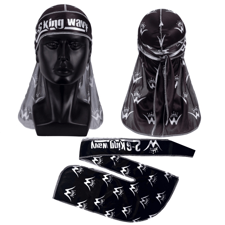 Silk Durag for 360 Waves & Overnight Compression [All Variants] 26 King Wavy Merch, LLC