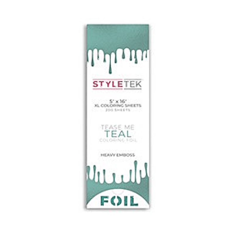 Styletek Tease Me Teal Balayage XL Sheets 200ct 5x16 The Warehouse Salon