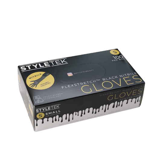 Styletek Black Nitrile Gloves 100pk The Warehouse Salon