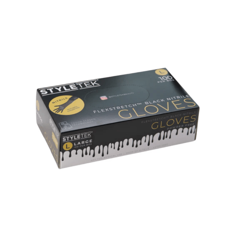 Styletek Black Nitrile Gloves 100pk The Warehouse Salon