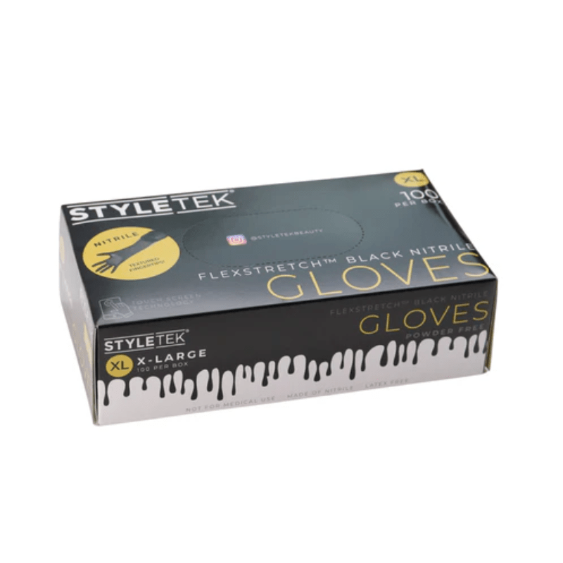 Styletek Black Nitrile Gloves 100pk The Warehouse Salon