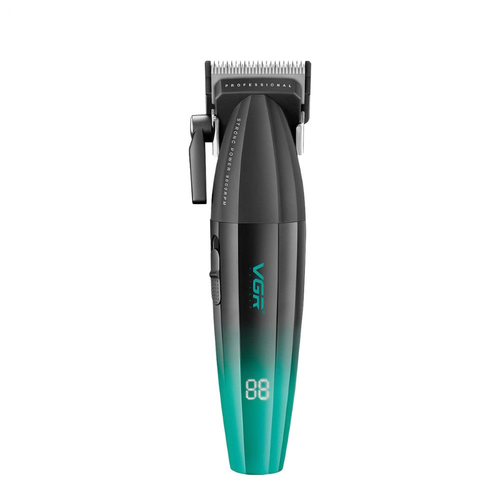 VGR PRO CLIPPER - BLK/GRN (#V-003) N.O.S. Barber Supply