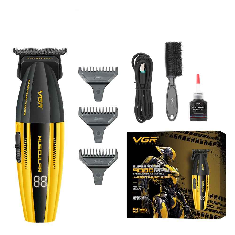 VGR V-285T Muscular Compact Professional Cordless Trimmer Certified Clippers