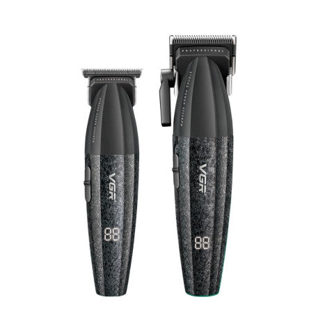VGR PRO CLIPPER/TRIMMER COMBO - BLACK N.O.S. Barber Supply