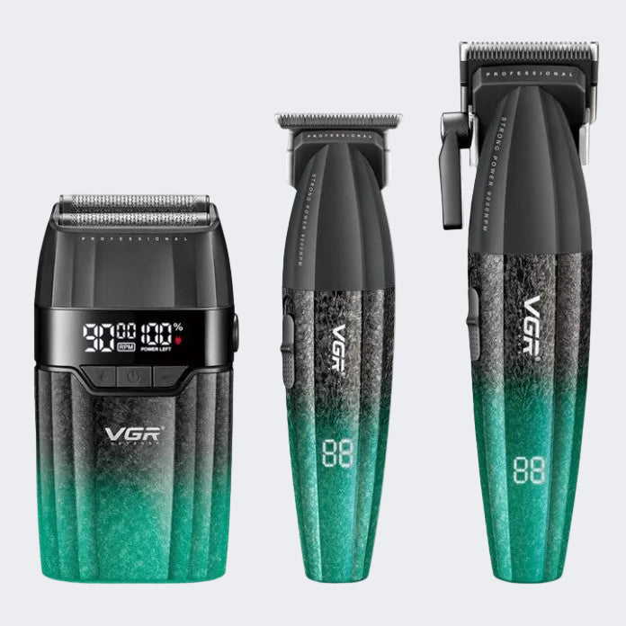 VGR V-640 S3 Professional 3-in-1 Clipper, Trimmer & Foil Shaver Combo Certified Clippers