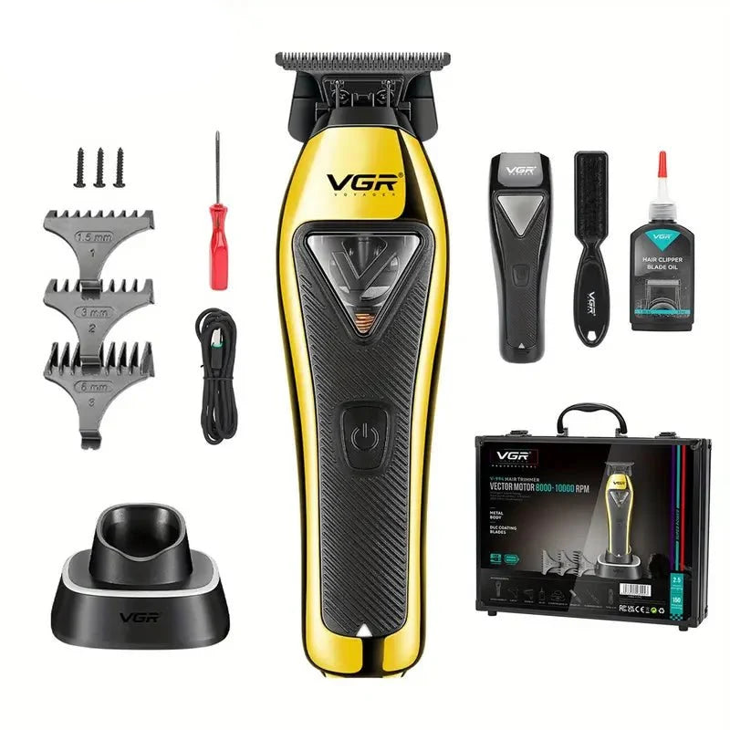 VGR V-994 Professional Vector Motor Cordless Trimmer Certified Clippers