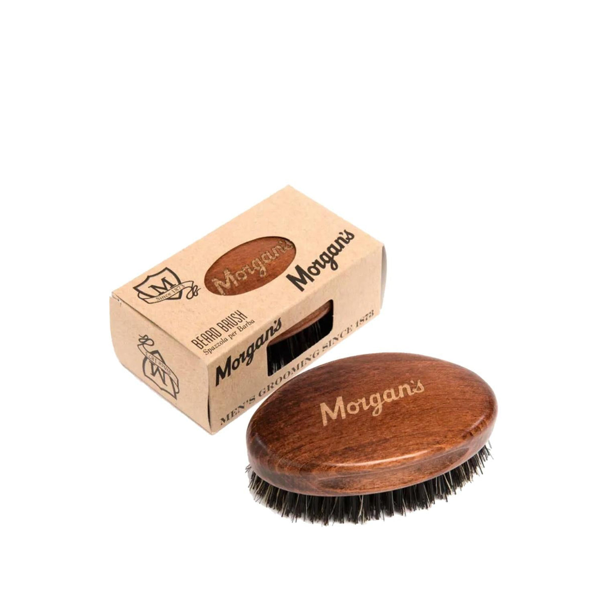 Morgan's Pomade Beard Brush for Grooming & Styling Beauty Care Bag