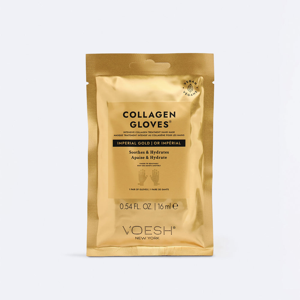 *Box Collagen Glove Imperial Gold - 60pc Lunali Nail Supply