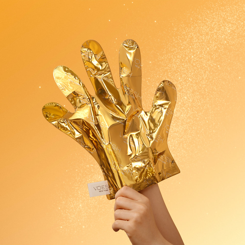 *Box Collagen Glove Imperial Gold - 60pc Lunali Nail Supply