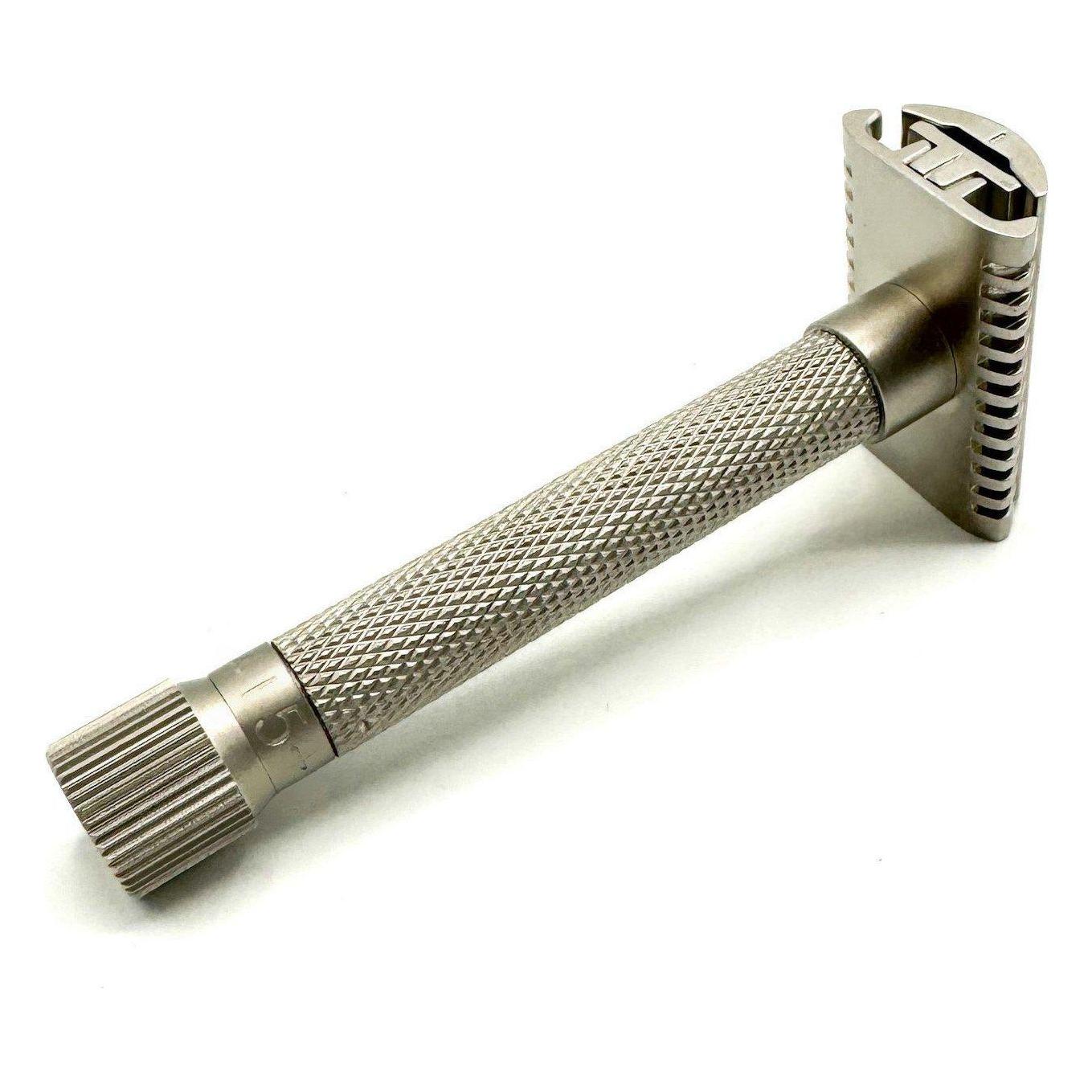 Parker Variant Adjustable Open Comb Safety Razor - Satin Chrome [VAR SC OC] Pasteur Pharmacy