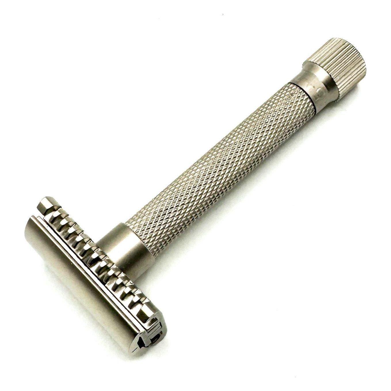 Parker Variant Adjustable Open Comb Safety Razor - Satin Chrome [VAR SC OC] Pasteur Pharmacy