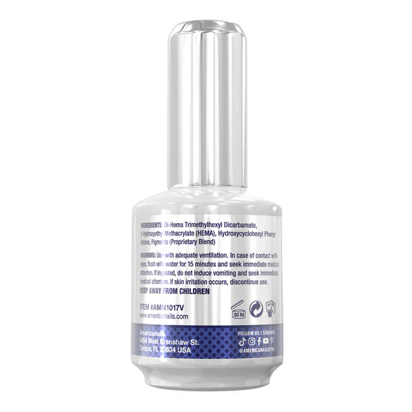AmericaNails -  No-Cleanse Gel Polish Top Coat | Velvet Finish .5oz
