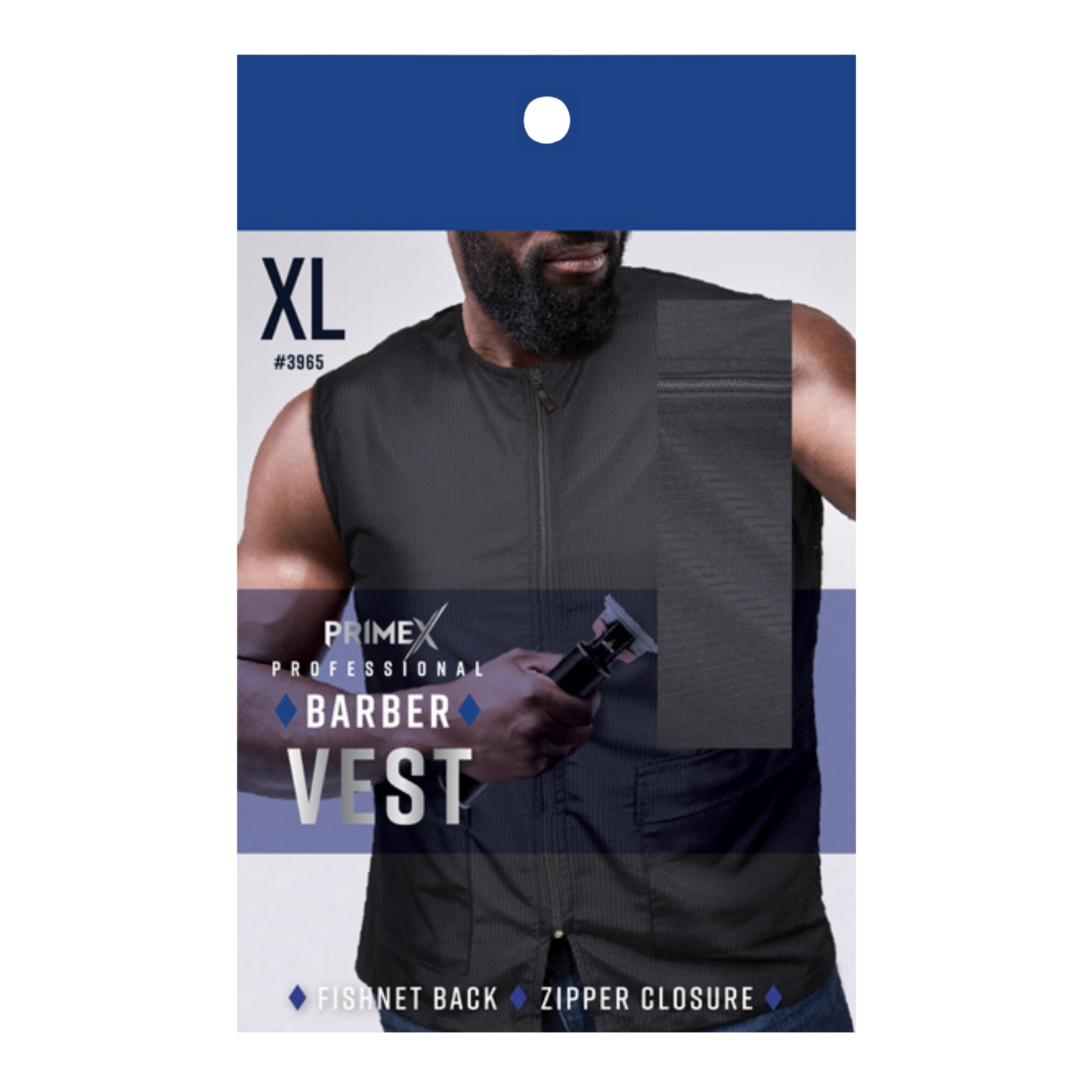 PrimeX Barber Vest XL, Black Annie International, Inc.