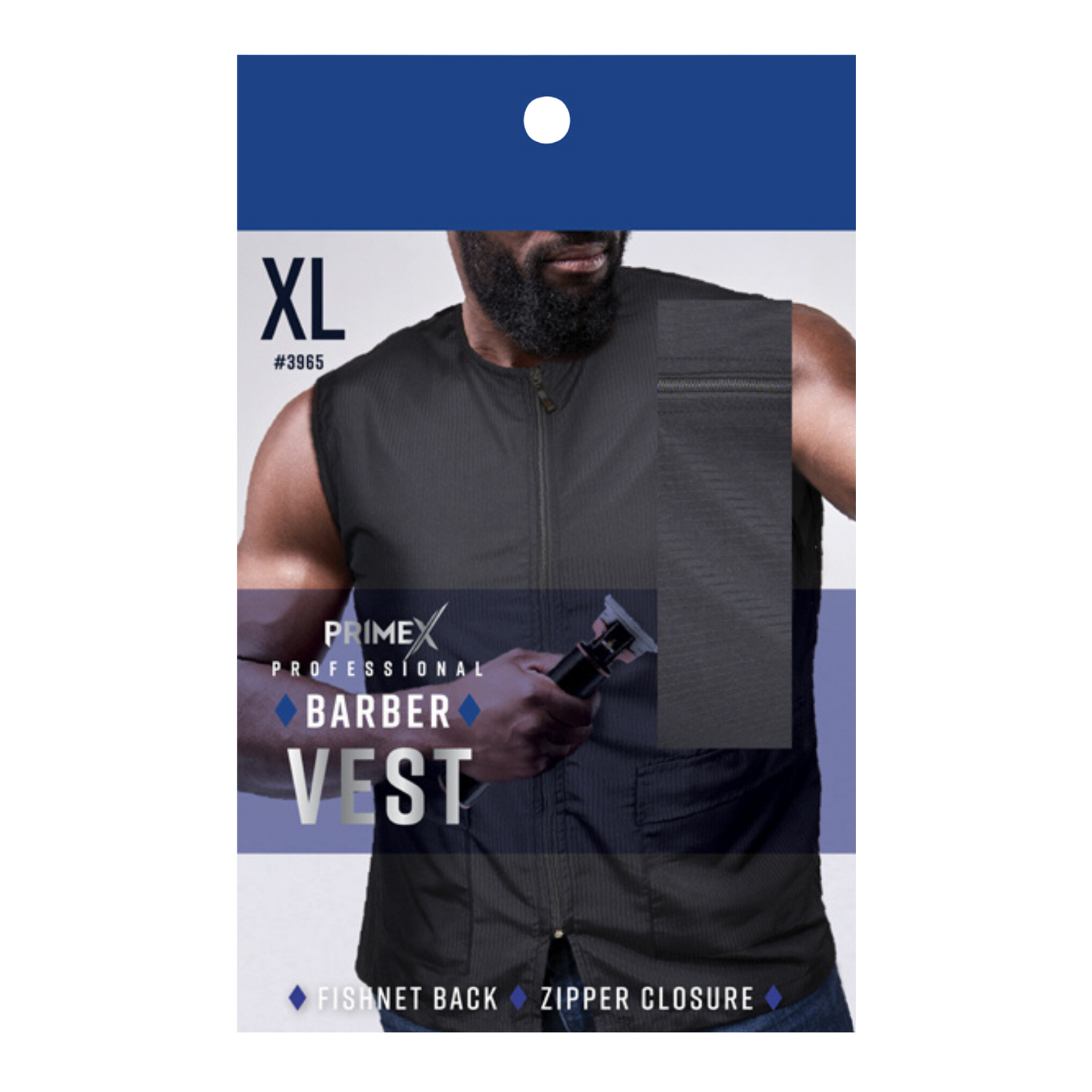 PrimeX Barber Vest XL, Black Annie International, Inc.