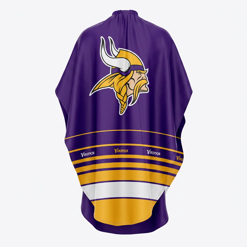 Minnesota Vikings Barber Cape myteamcape