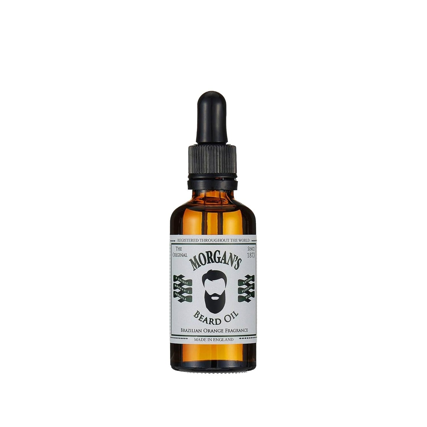 Morgan's Pomade Beard Oil with Brazil Orange Essence - 50ml, Moisturizes & Conditions Beard, Men's Grooming Beauty Care Bag