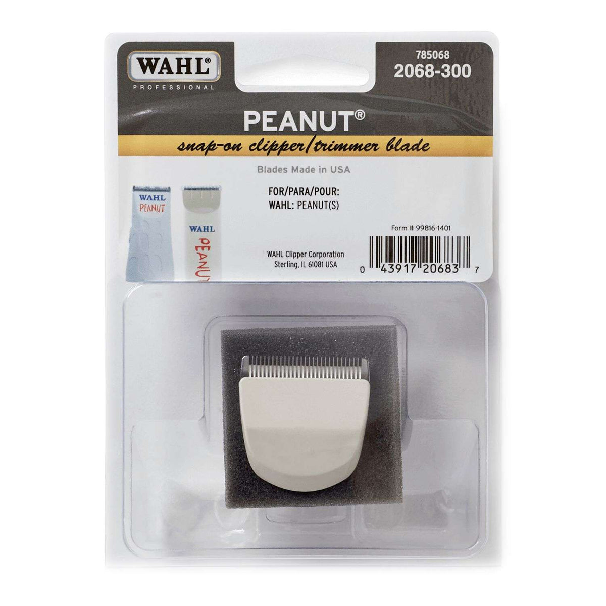 Wahl Peanut Snap-On Blade  White My Beauty Site Pro