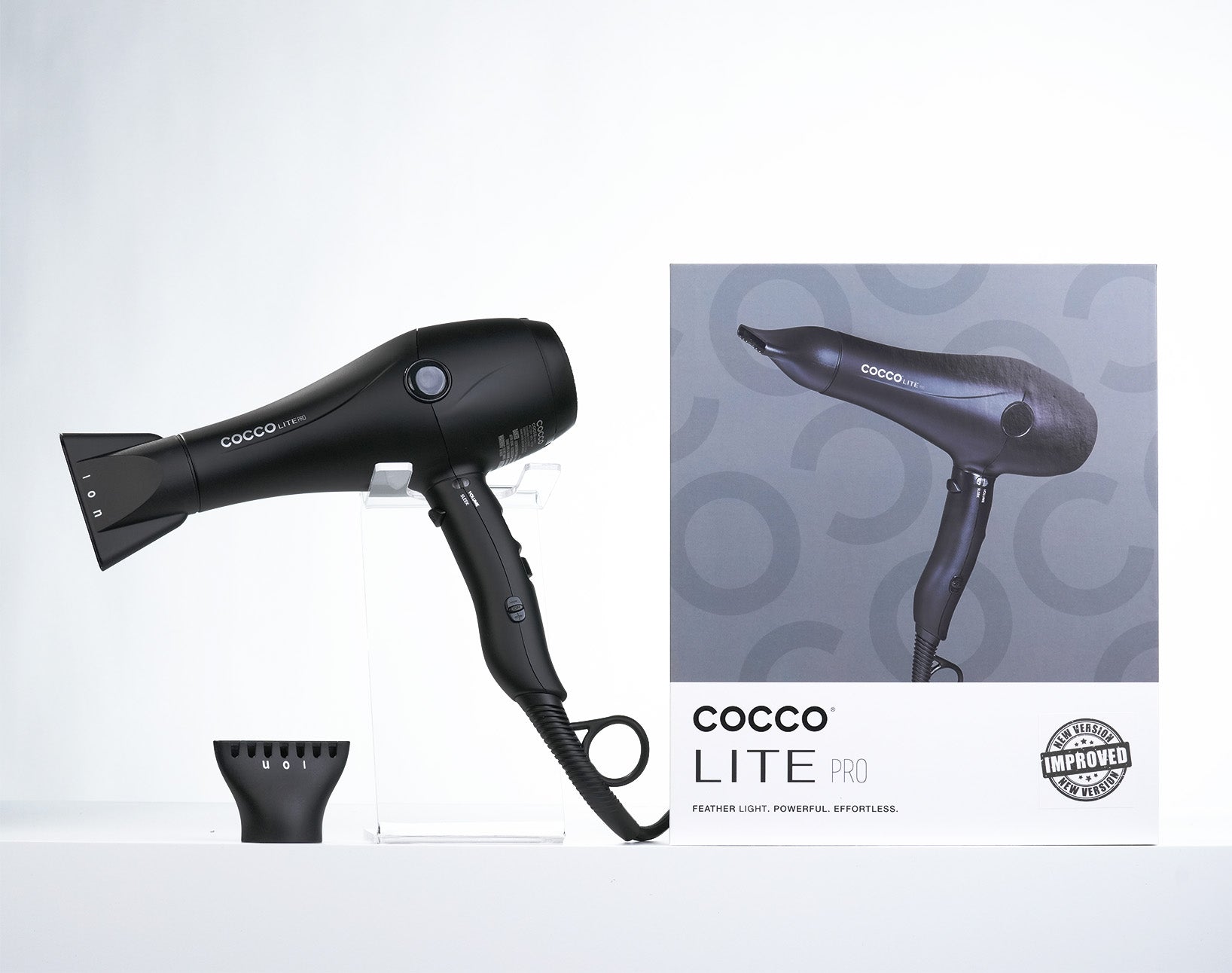 COCCO® Lite Pro XL Hair Dryer (Black) Cocco Hair Professional