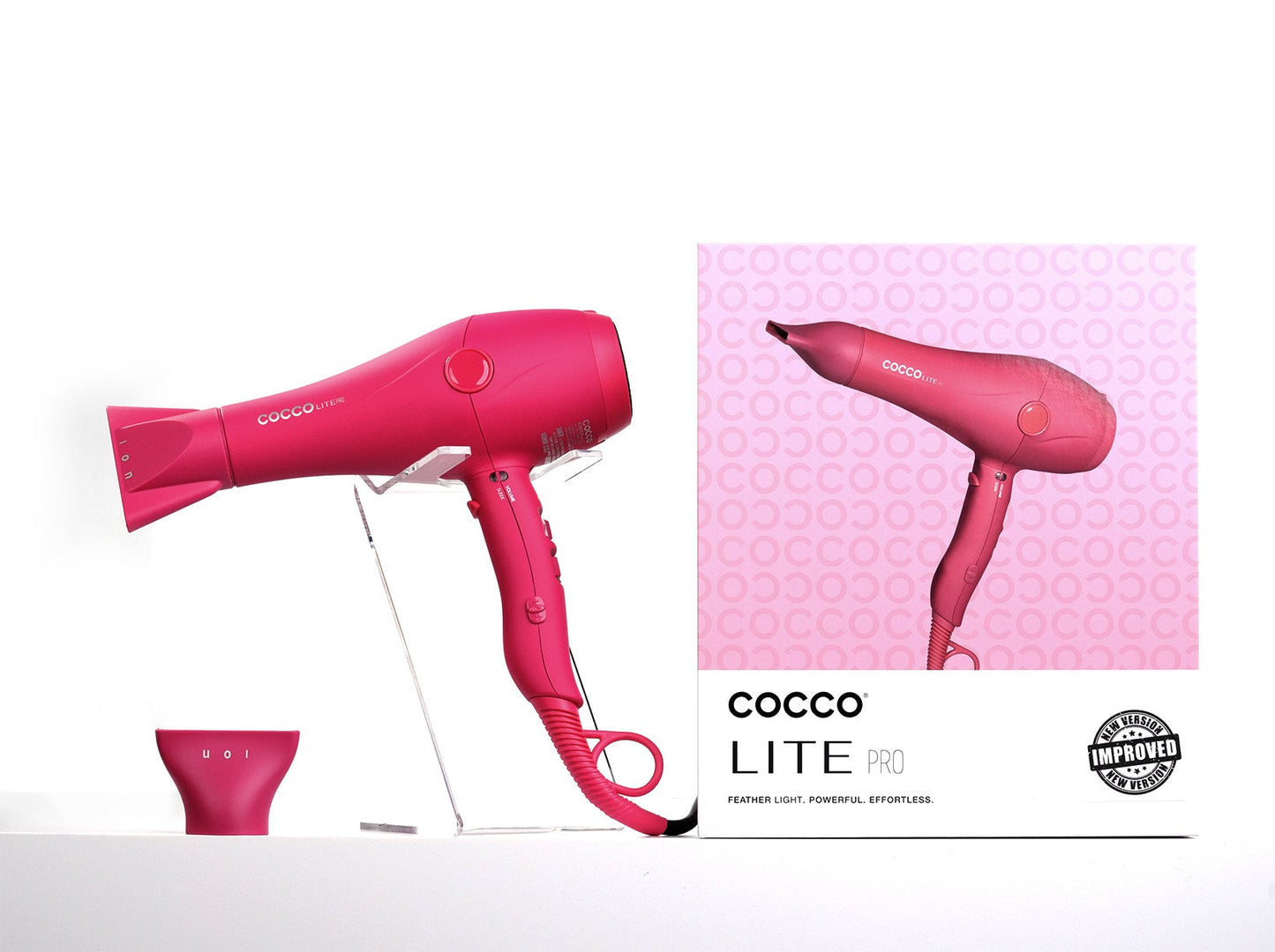 COCCO® Lite Pro XL Hair Dryer (Pink) Cocco Hair Professional