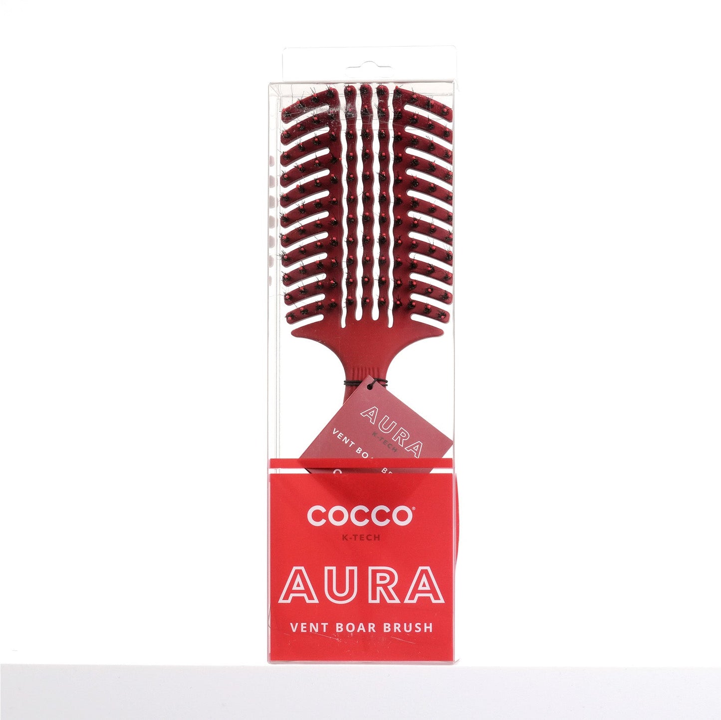 COCCO® Aura Vent Boar Brush (Red) Cocco Hair Professional