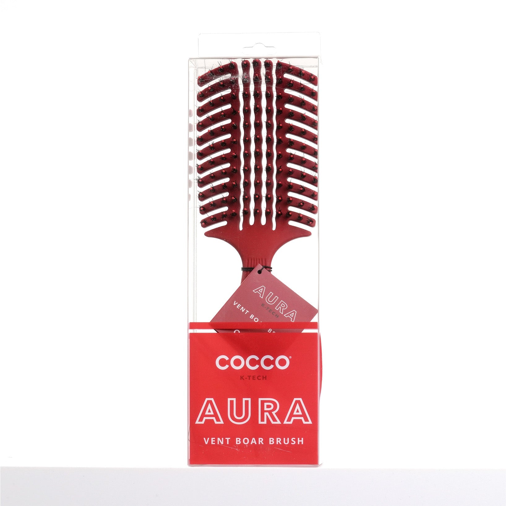 COCCO® Aura Vent Boar Brush (Red) Cocco Hair Professional