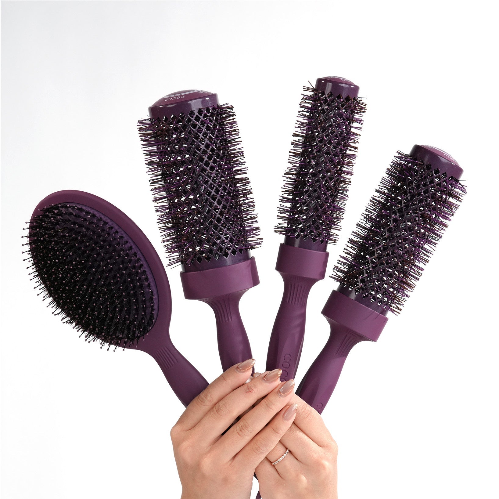 COCCO® Aura Brush Set (Purple) Cocco Hair Professional