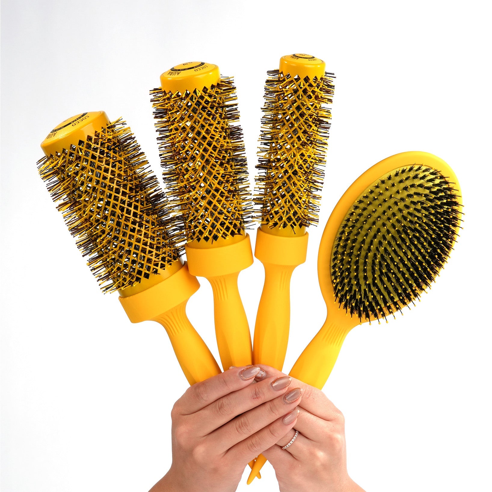 COCCO® Aura Brush Set (Yellow) Cocco Hair Professional