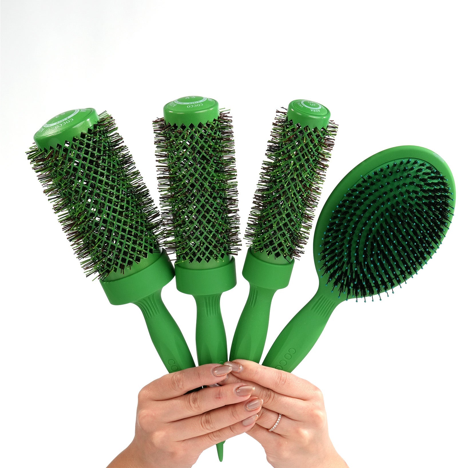 COCCO® Aura Brush Set (Green) Cocco Hair Professional