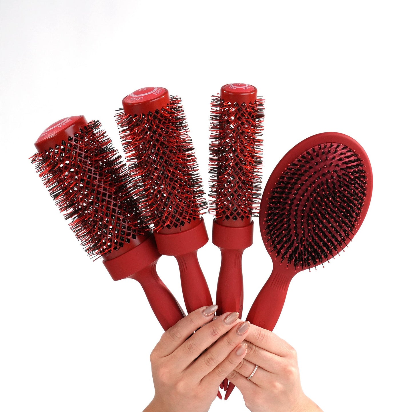 COCCO® Aura Brush Set (Red) Cocco Hair Professional