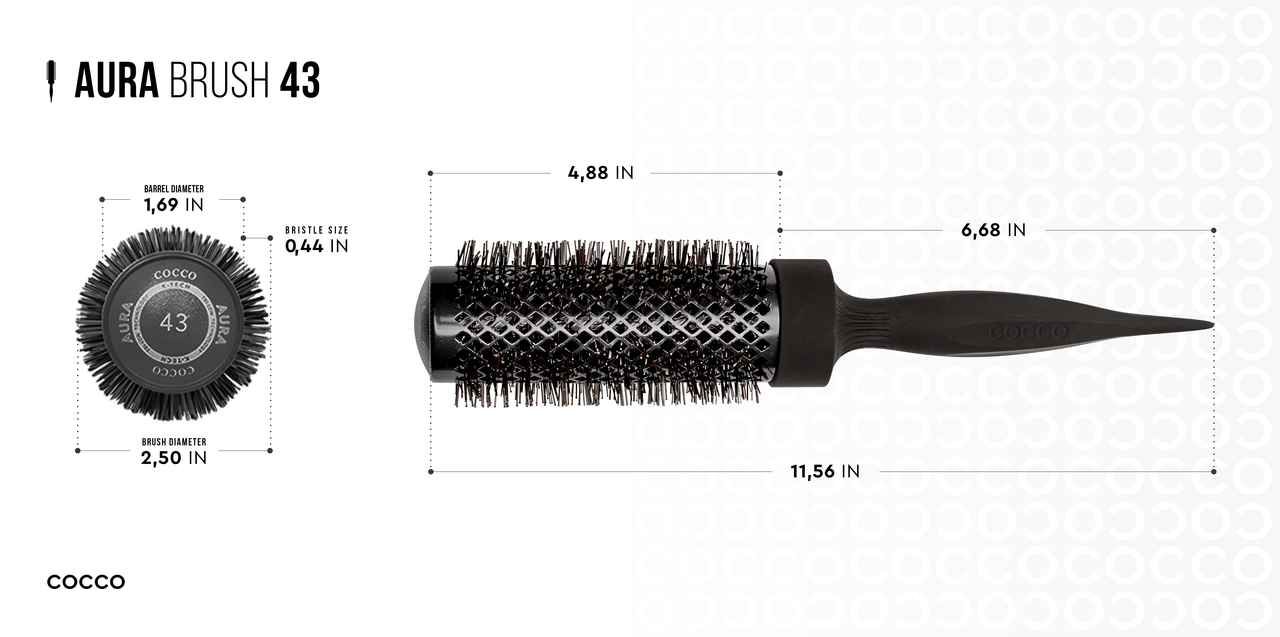 COCCO® Aura Brush Set (Yellow) Cocco Hair Professional