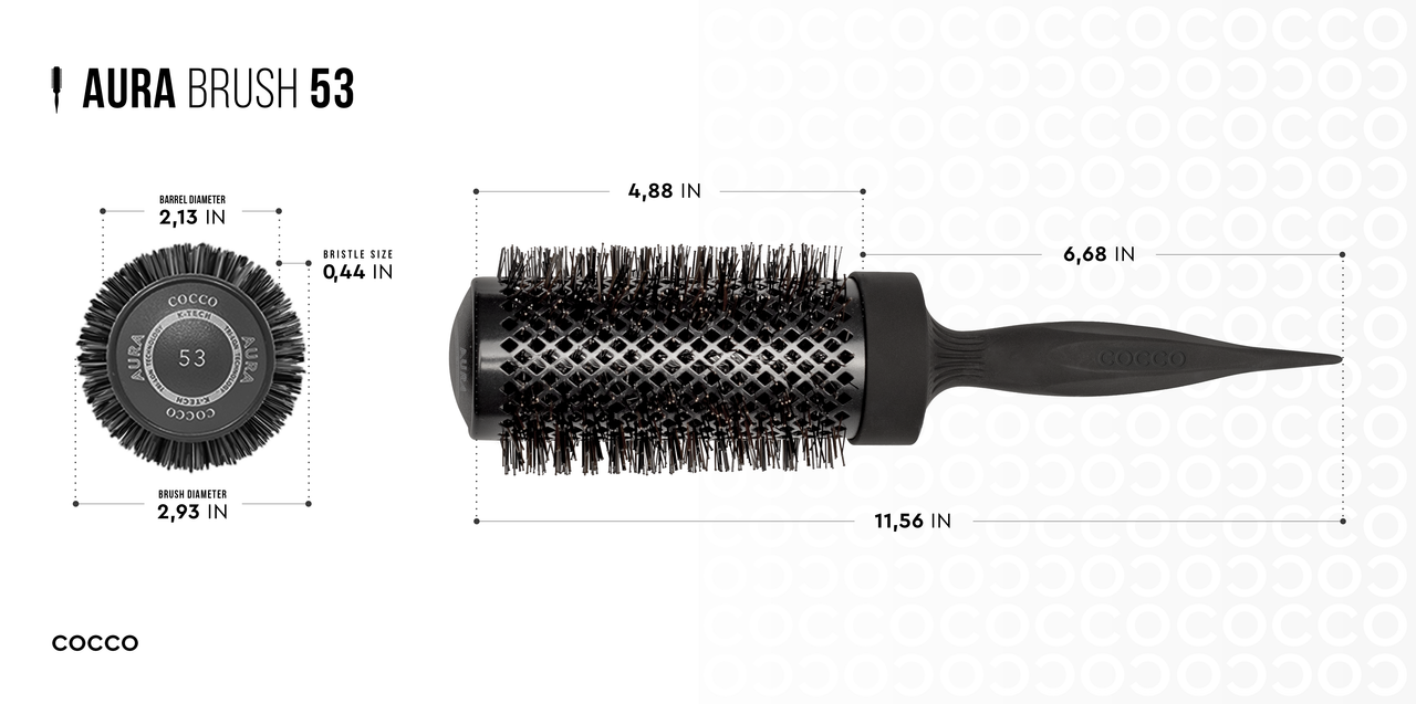 COCCO® Aura Brush Set (Black) Cocco Hair Professional