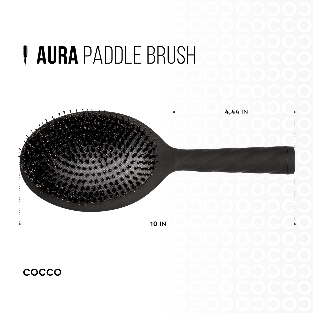 COCCO® Aura Brush Set (White) Cocco Hair Professional