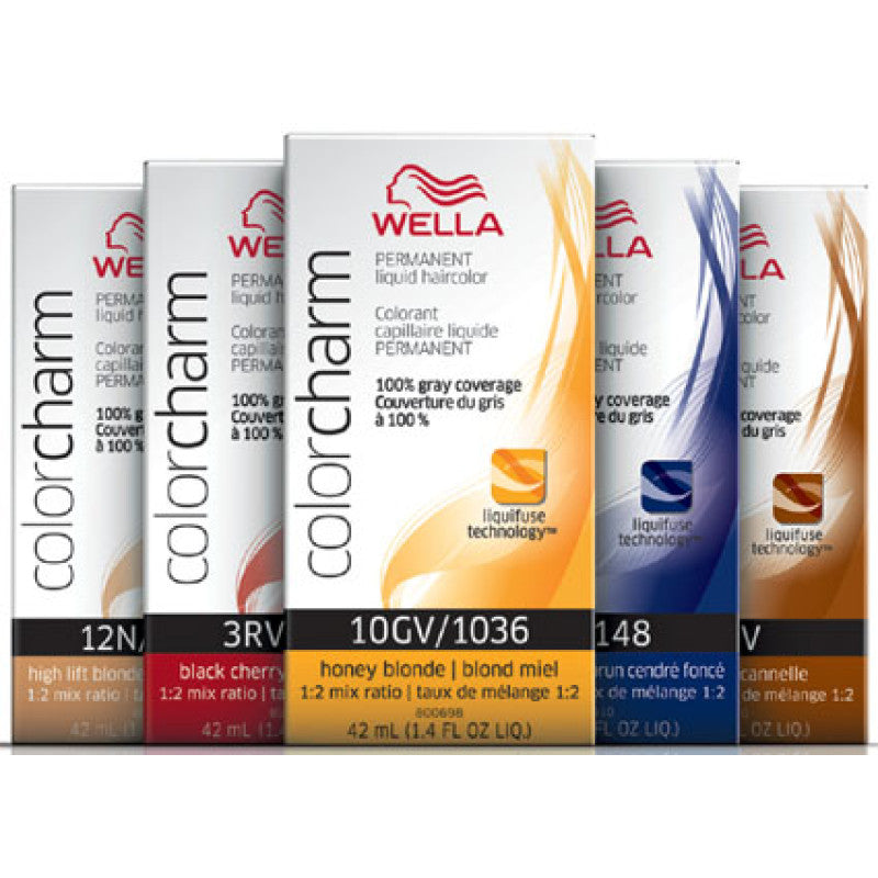 WELLA COLOR CHARM LIQUID CREME PERMANENT COLOR 1.42OZ