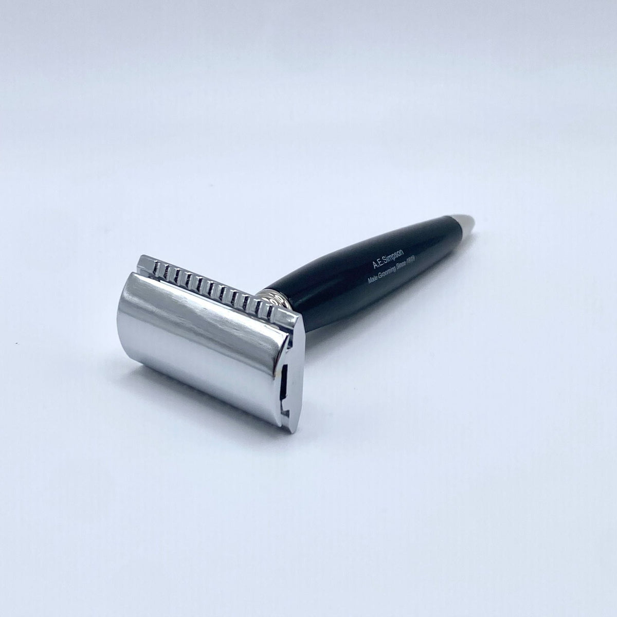 Simpson SR1 Double Edge Safety Razor Faux Ebony Pasteur Pharmacy