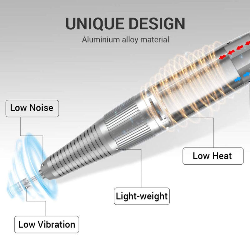 Handpiece ONLY - SR1-Scamander Rechargeable Nail Drill 30,000RPM Lunali Nail Supply