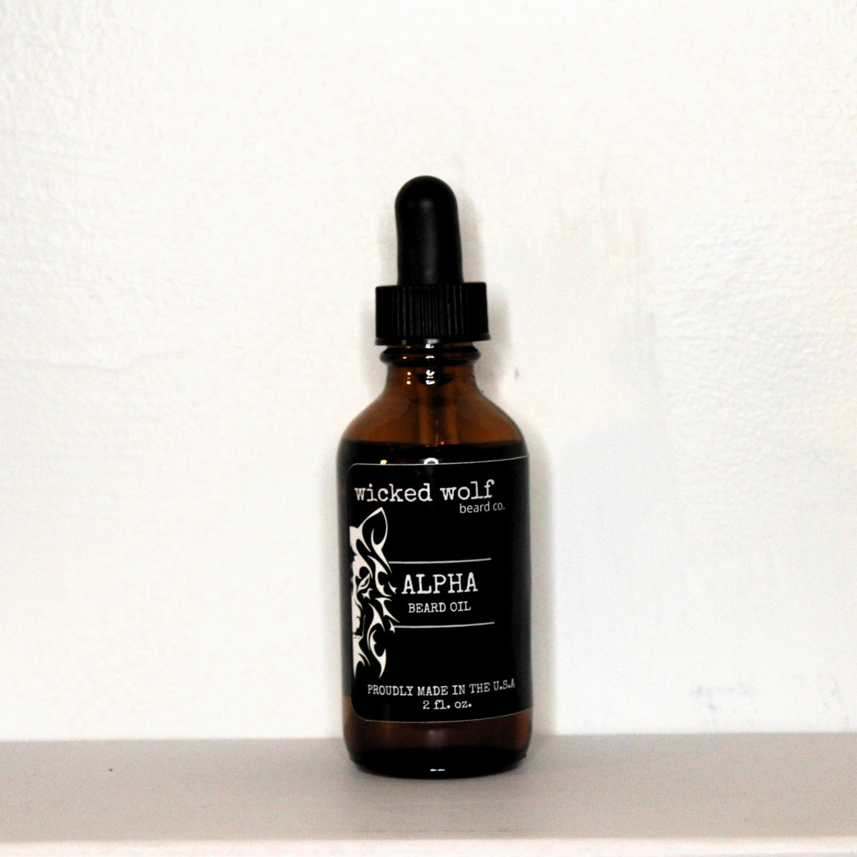 Wicked Wolf Alpha Beard Oil | Hydrating Beard Oil with Tobacco & Vanilla Wicked Wolf Beard Co.