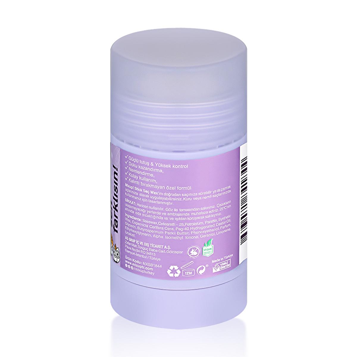Mixup Hair Stick Wax 35g - Strong Hold, Texture & Definition for Dry or Damp Hair Beauty Care Bag