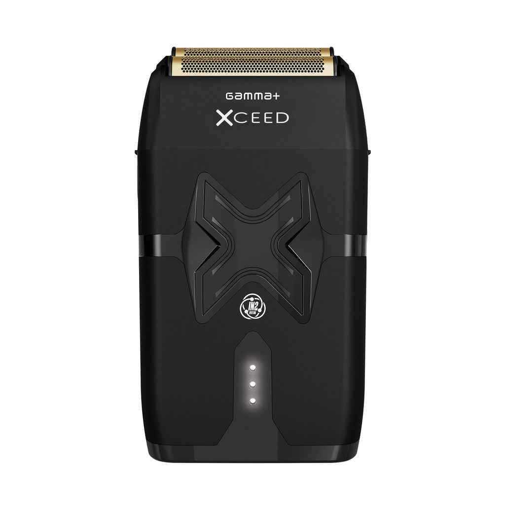 Gamma+ XCEED Professional IN2 Vector Motor Cordless Double Foil Shaver (GP803B) Certified Clippers