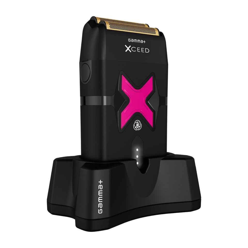 Gamma+ XCEED Professional IN2 Vector Motor Cordless Double Foil Shaver (GP803B) Certified Clippers