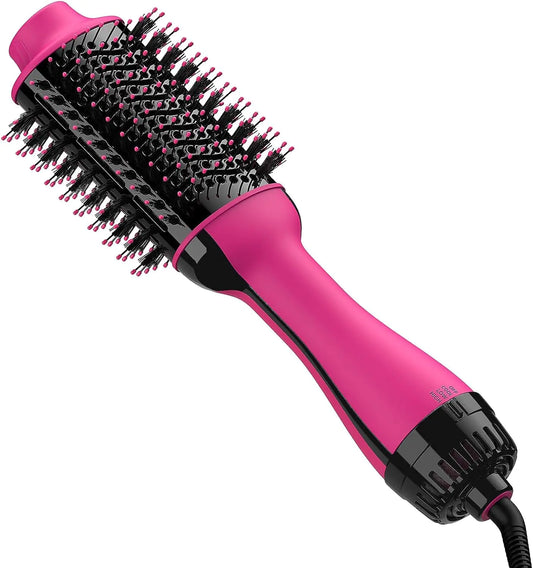 Umeely Hair Dryer Brush Blow Dryer Brush in One Upgraded 4 in 1 Hair Dryer and Styler Volumizer with Negative Ion Anti-frizz Ceramic Titanium Barrel Hot Air Brush Peach Red Mimarta