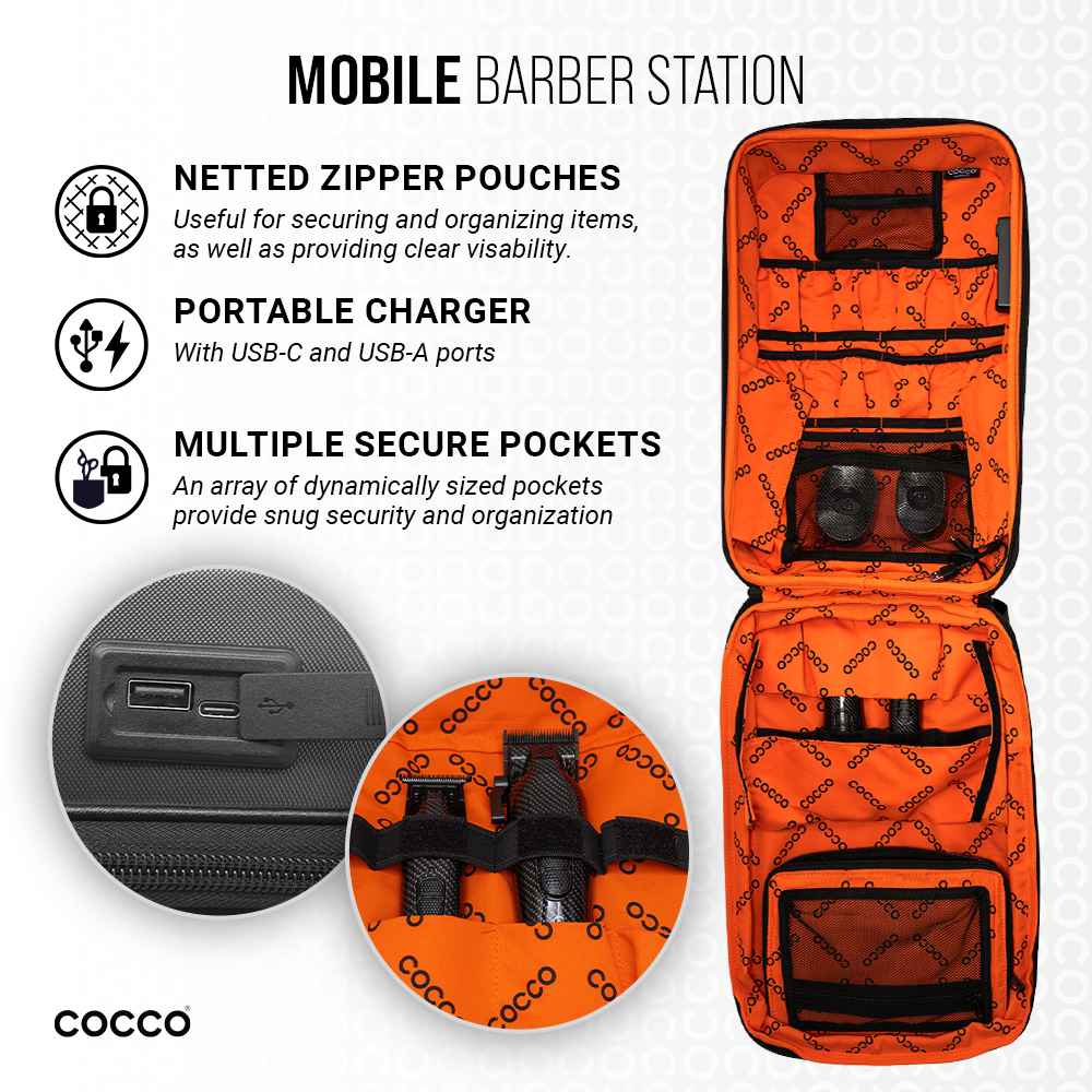 COCCO® Mobile Barber Station (MBS) Backpack Cocco Hair Professional